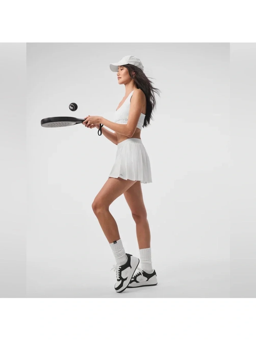 Alo Yoga Varsity Tennis Skirt xxs- White